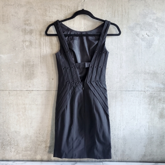 Bebe / Little Black Dress with Open Back Detail / Size 0 - Picture 3 of 7